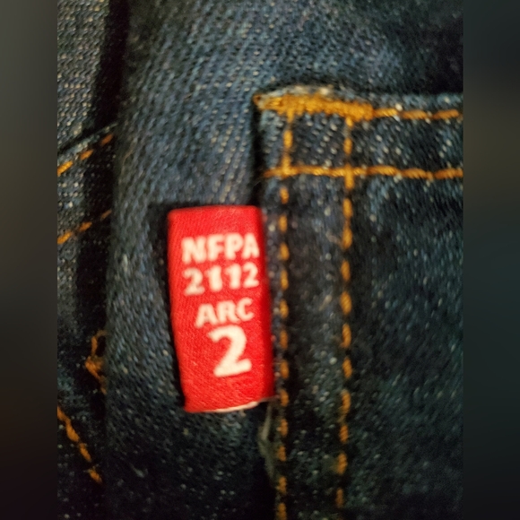 NWT Portwest® FR Flame Resistant Jeans (Denim Stretch-Fit) 36x32 - Picture 2 of 10